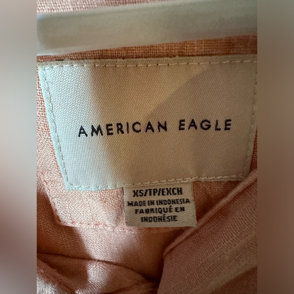 American Eagle Oversized Button Down Top - image 3
